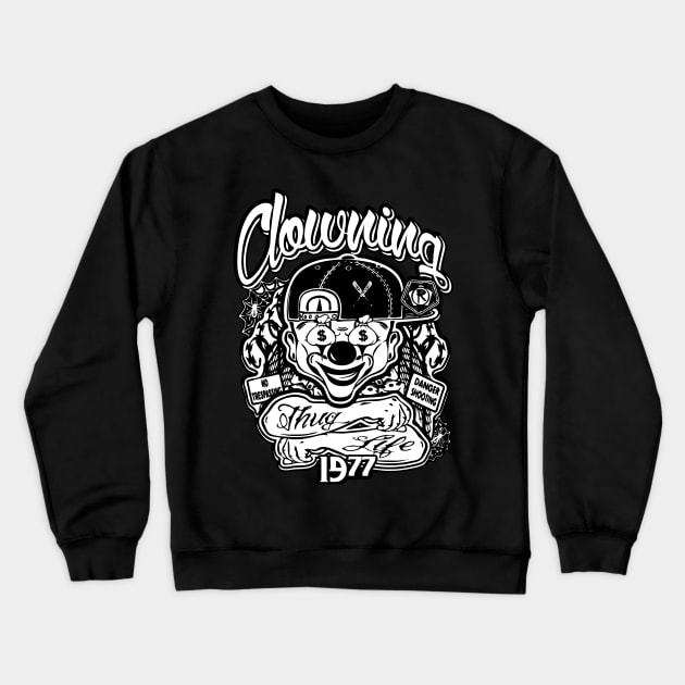 Clown Crewneck Sweatshirt by GoEast